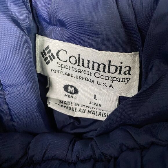 Vintage Columbia Snow Pants Ski Snowboard Men's Large Blue Insulated - Picture 7 of 13